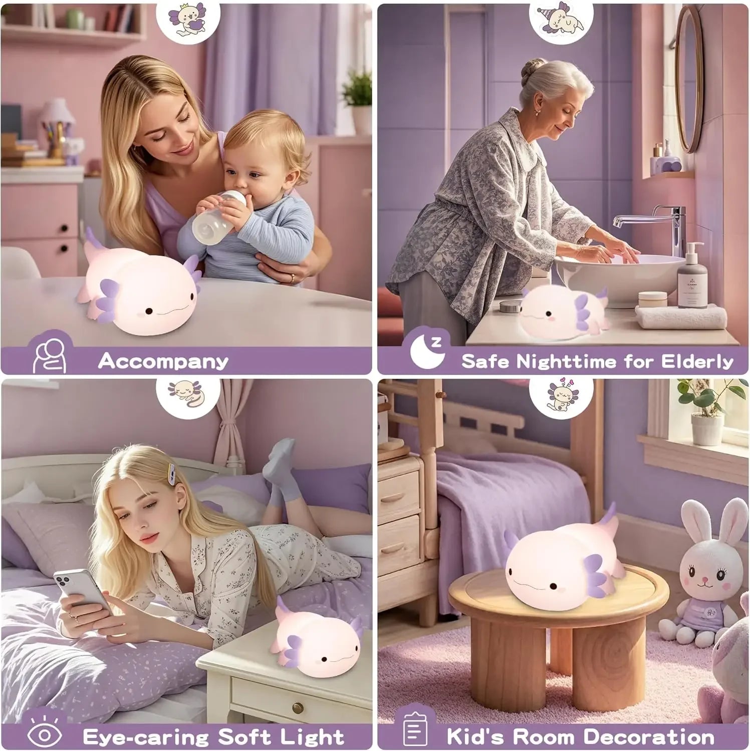 THE Soft Glow Lamp – Axolotl