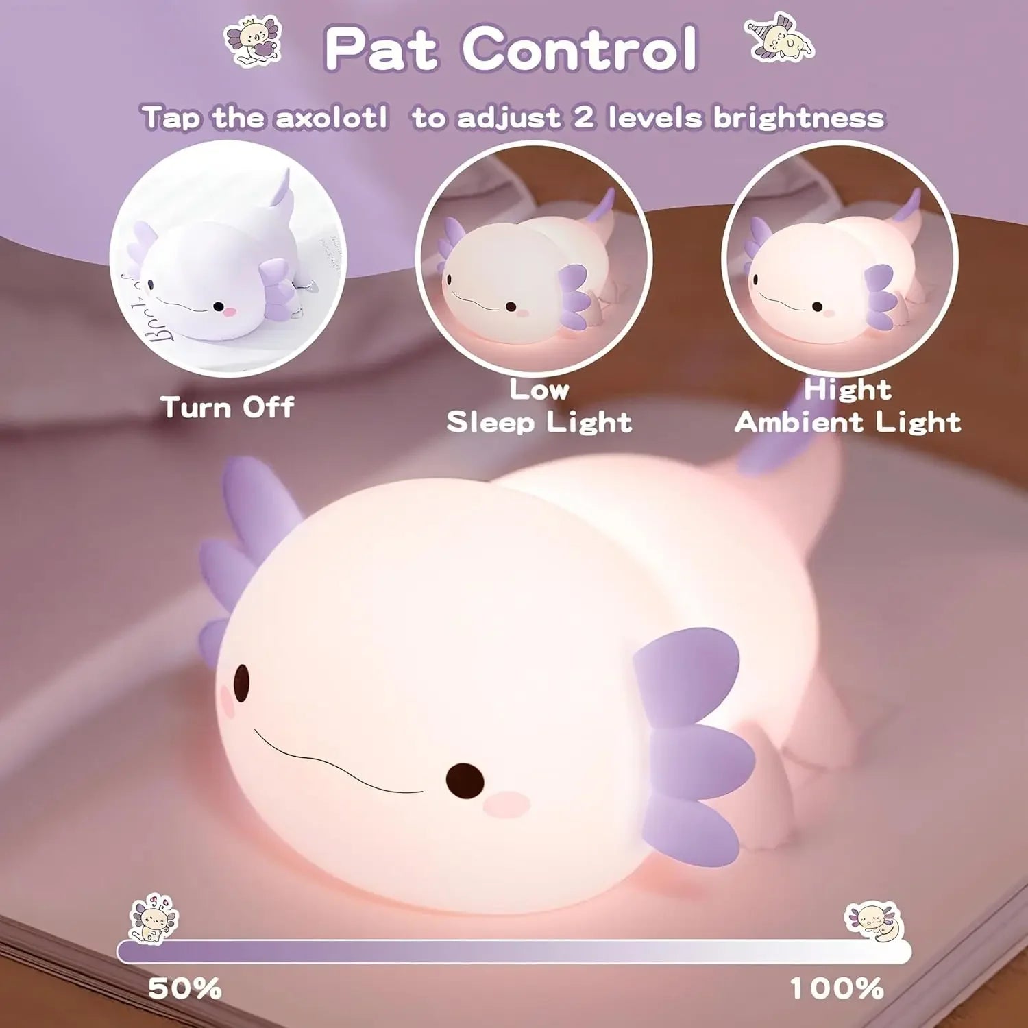 THE Soft Glow Lamp – Axolotl
